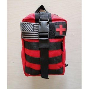 250 Pieces Survival First Aid Kit IFAK EMT Molle Pouch Survival Kit